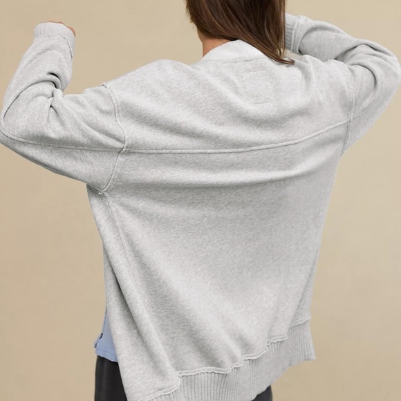 Aerie Fleece Cardigan - Picture 2 of 3